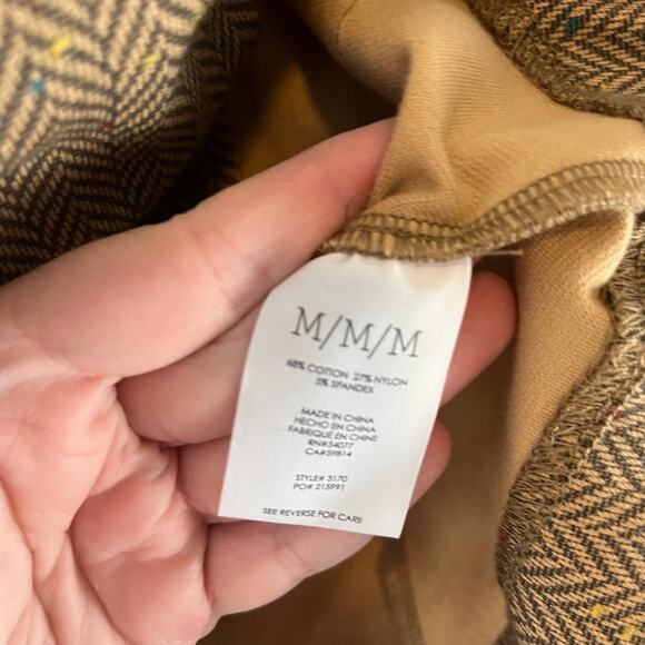 Cabi Size Medium Penny Speckled Herringbone Jacket Brown 3170 Cotton Blend - Picture 6 of 6